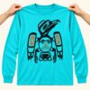 Jennifer Lawrence Turquoise Sweatshirt 1