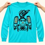 Jennifer Lawrence Turquoise Sweatshirt