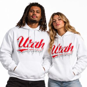 2026 Utah Utes White Out Ice Shirt 1