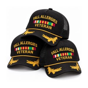 Fall Allergies Veteran Trucker Hat 3