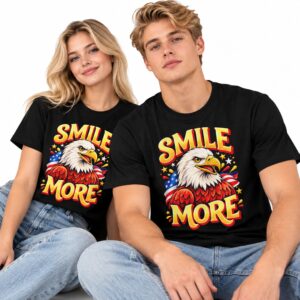 American Eagle Smile More T Shirt