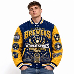 Brewers World Series 2026 Champions Legacy Patch Jacket 1