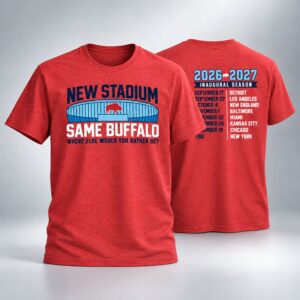 2026 Bills New Stadium Inaugural Season Shirt 2