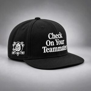 2026 Ducks Check On Your Teammates Hat 1