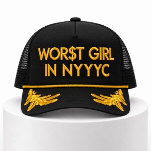 Worst Girl In NYC Trucker Hat 1