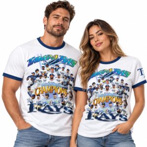 2026 Rays American League Champions All Team Shirt 1