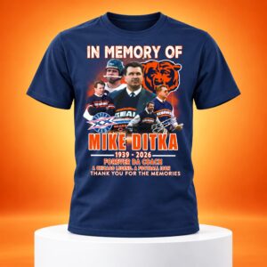 In Memory Of Coach Mike Ditka Bears Shirt 1
