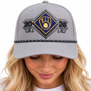 2026 Brewers NLCS Bound Gray Hat