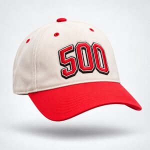 Jack Hughes Jake Allen 500 Hat 1