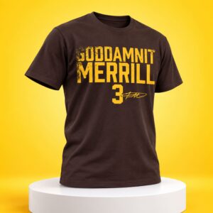 SD Padres Goddamnit Merrill Shirt 1