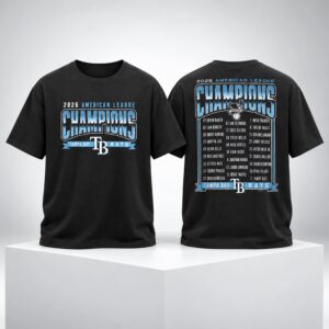 2026 Rays American League Champions Team Rosters Shirt 1
