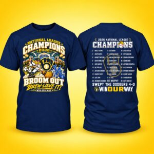2026 Brewers Broom Out NLCS Shirt 3