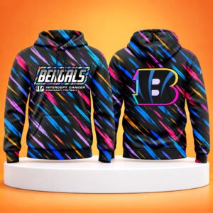 2026 Bengals Crucial Catch Colorful Hoodie 2