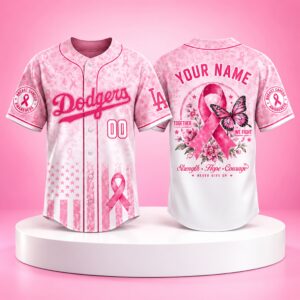 2026 Dodgers Breast Cancer Awareness Jersey 2