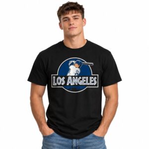 Shohei Ohtani Los Angeles Dinosaurs Jurassic Park Shirt 2