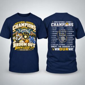 2026 Brewers Broom Out NLCS Shirt 1