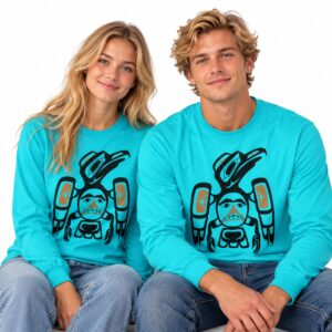 Jennifer Lawrence Turquoise Sweatshirt 2