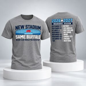 2026 Bills New Stadium Inaugural Season Shirt 1