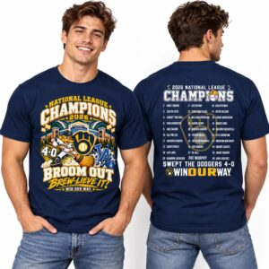 2026 Brewers Broom Out NLCS Shirt 2