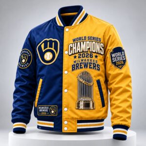 2026 Brewers World Series Champions Two Tone Jacket 1