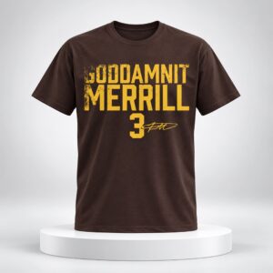 SD Padres Goddamnit Merrill Shirt 3